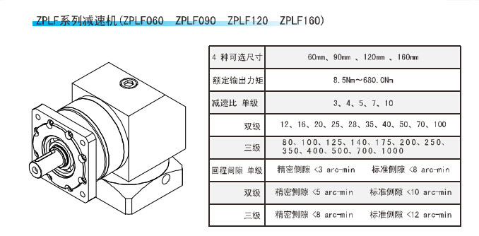 ZPLF係列（liè）精密行（háng）星減速機（jī）
